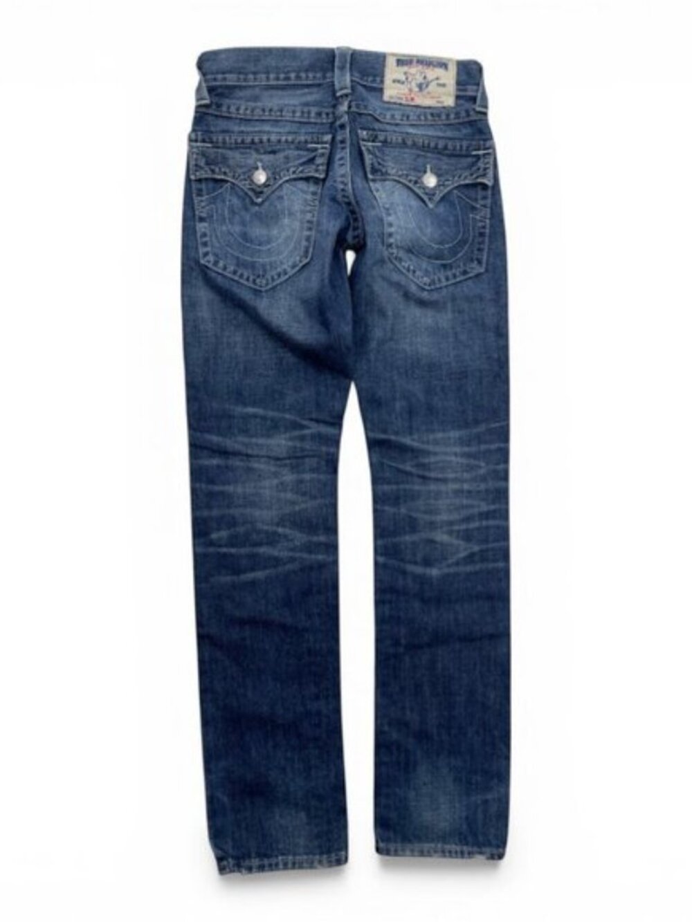 True Religion Distressed Jeans Vintage Slim Straight Women's 28 Fits 16x32.5